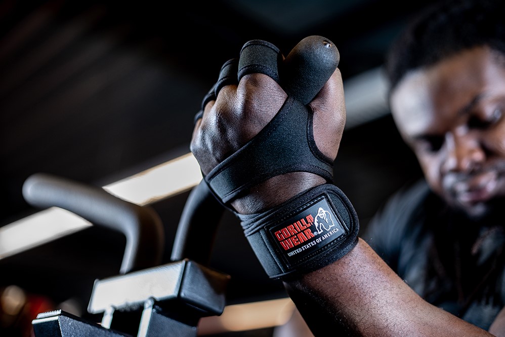 Yuma Weight Lifting Workout Gloves - Black Gorilla Wear